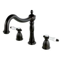 Thumbnail for Kingston Brass KS1345BPL Bel-Air Roman Tub Faucet, Oil Rubbed Bronze - BNGBath