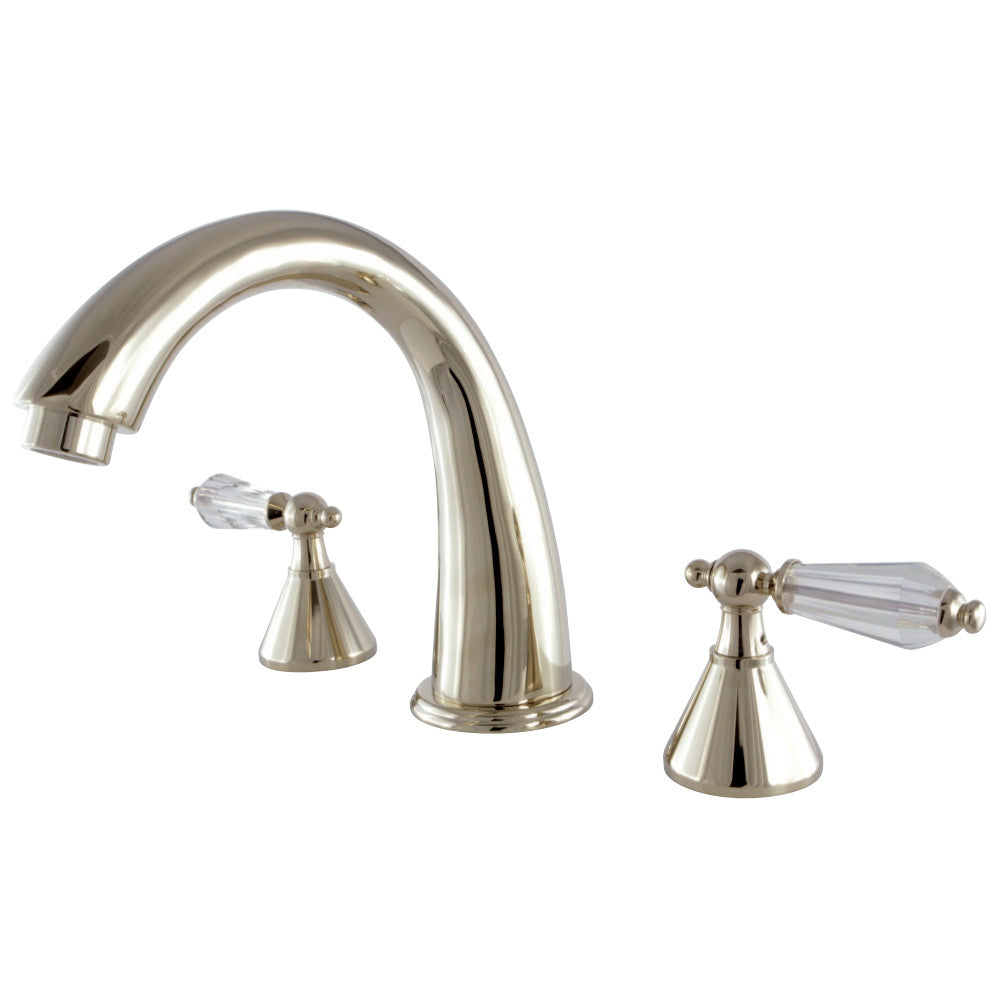 Kingston Brass KS2362WLL Wilshire Roman Tub Faucet, Polished Brass - BNGBath