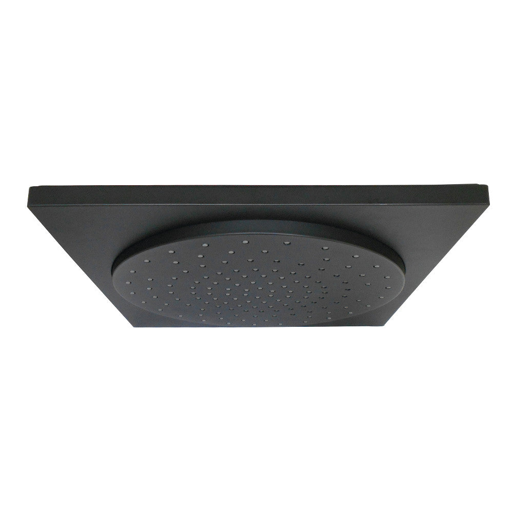 Kingston Brass KX8220 Claremont 12" Square Shower Head, Matte Black - BNGBath