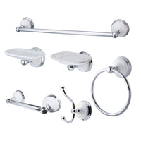 Thumbnail for Kingston Brass BAK1110C2 Bathroom Accessory Combo, Polished Chrome - BNGBath