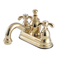 Thumbnail for Kingston Brass KS7102TX 4 in. Centerset Bathroom Faucet, Polished Brass - BNGBath