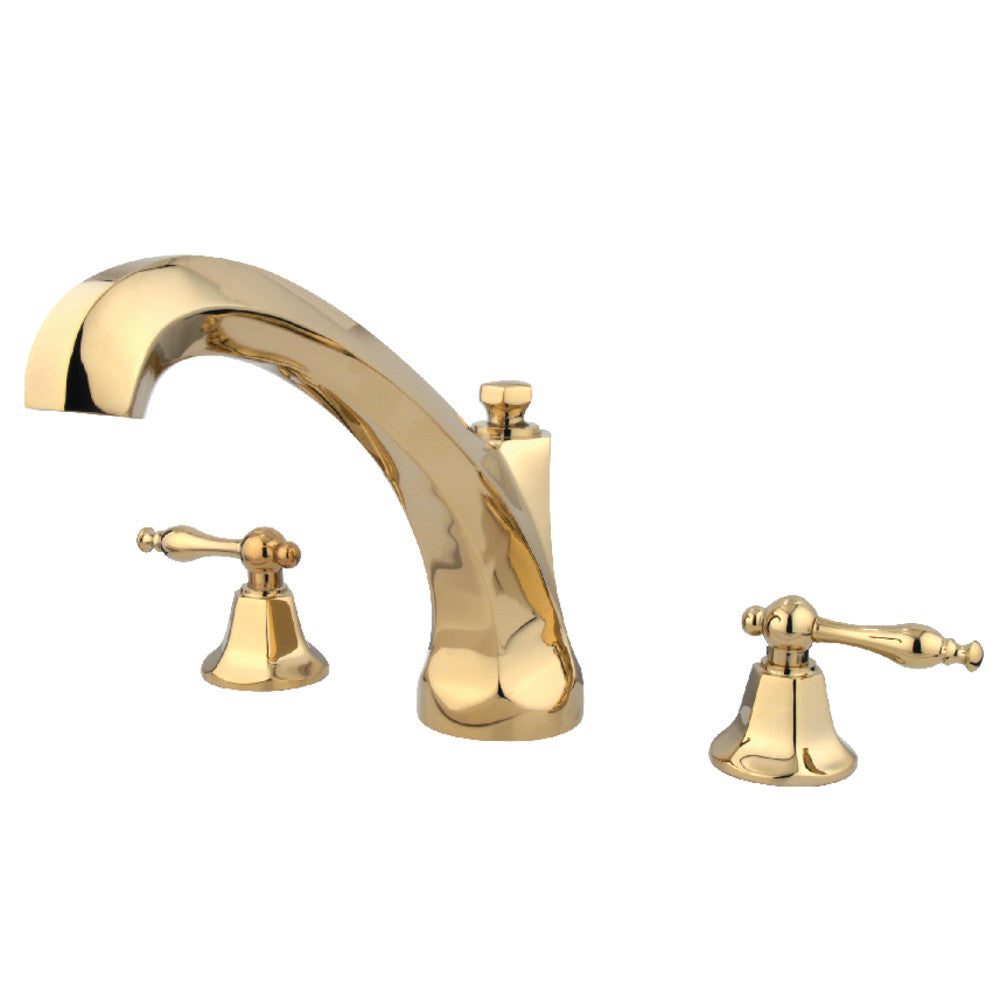 Kingston Brass KS4322NL Metropolitan Roman Tub Faucet, Polished Brass - BNGBath