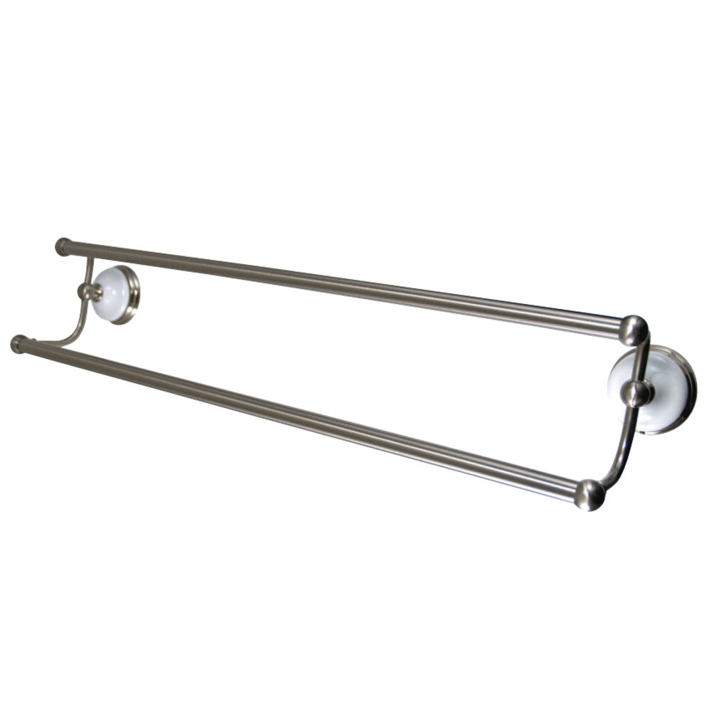 Kingston Brass BA1113SN Victorian 24-Inch Dual Towel Bar, Brushed Nickel - BNGBath