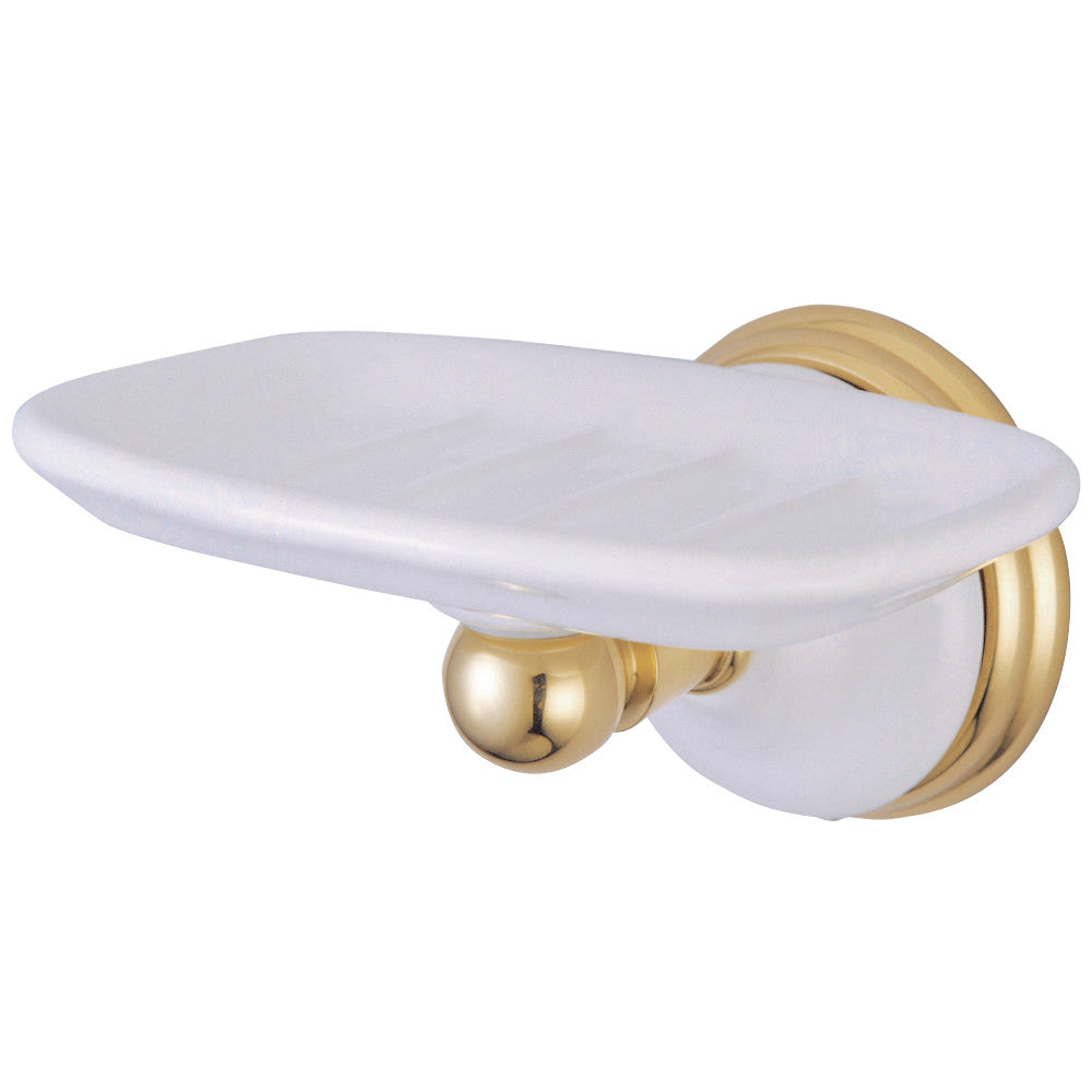 Kingston Brass BA1115PB Victorian Wall-Mount Soap Dish, Polished Brass - BNGBath