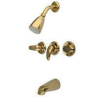 Thumbnail for Kingston Brass KB232LL Tub and Shower Faucet, Polished Brass - BNGBath