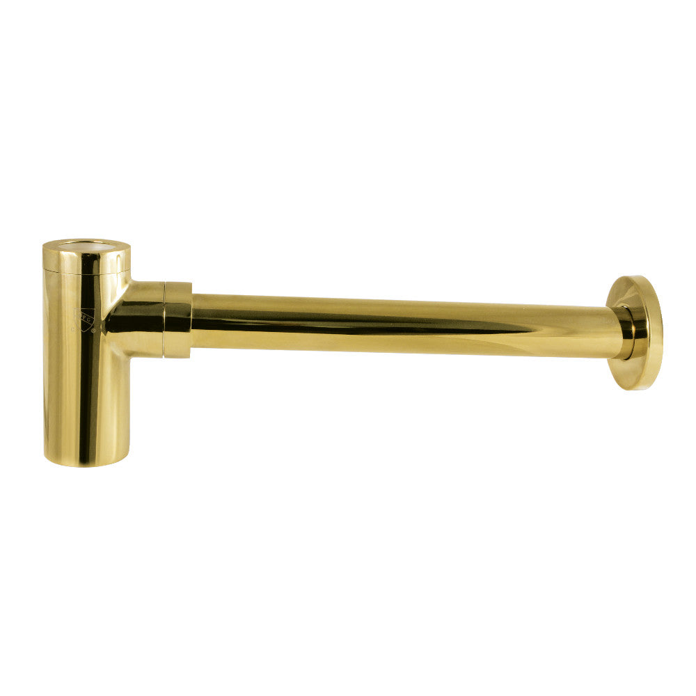 Kingston Brass DD8102 Trimscape 1-1/4" OD Brass Round Siphon Bottle Trap, Polished Brass - BNGBath