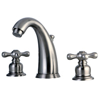 Thumbnail for Kingston Brass KB988AX Victorian 2-Handle 8 in. Widespread Bathroom Faucet, Brushed Nickel - BNGBath