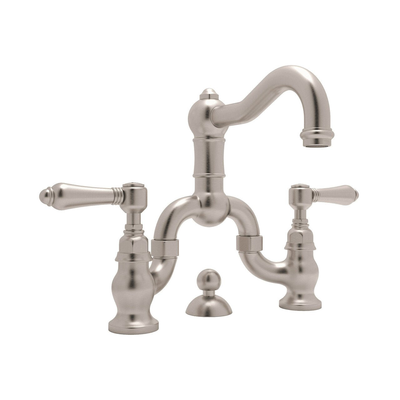 ROHL Acqui Deck Mount Bridge Bathroom Faucet - BNGBath