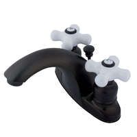 Thumbnail for Kingston Brass GKB7645PX 4 in. Centerset Bathroom Faucet, Oil Rubbed Bronze - BNGBath