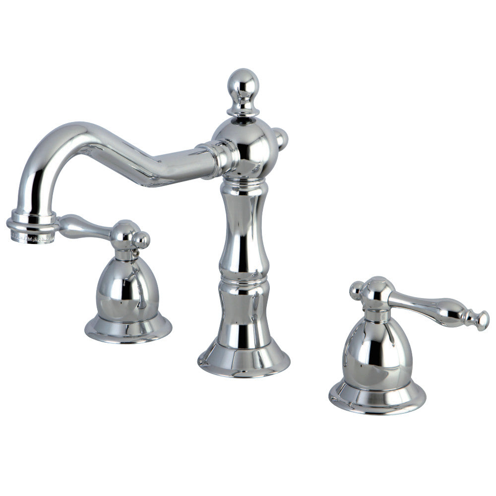 Kingston Brass KS1971NL 8 in. Widespread Bathroom Faucet, Polished Chrome - BNGBath