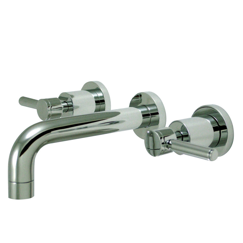 Kingston Brass KS8121DL Concord 2-Handle Wall Mount Bathroom Faucet, Polished Chrome - BNGBath