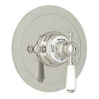 Thumbnail for Perrin & Rowe Edwardian Era Round Thermostatic Trim Plate without Volume Control - BNGBath