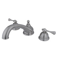 Thumbnail for Kingston Brass KS3358BL Vintage Roman Tub Faucet, Brushed Nickel - BNGBath