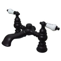 Thumbnail for Kingston Brass CC1132T5 Vintage 7-Inch Deck Mount Tub Faucet, Oil Rubbed Bronze - BNGBath