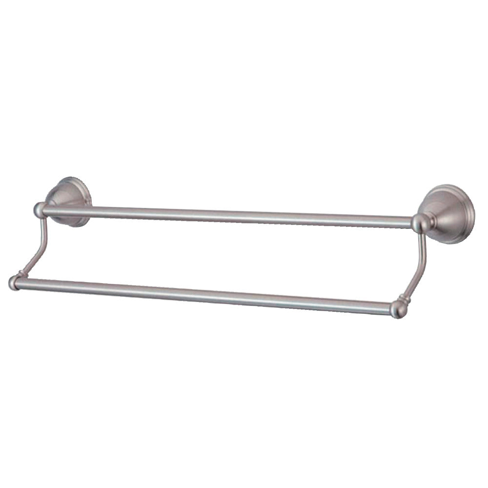 Kingston Brass BA396318SN Restoration 18" Dual Towel Bar, Brushed Nickel - BNGBath