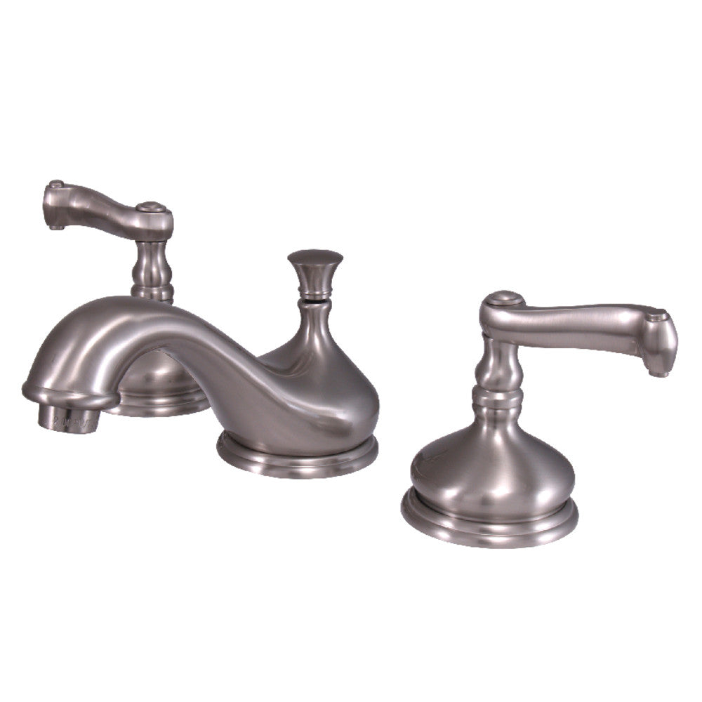 Kingston Brass KS1168FL 8 in. Widespread Bathroom Faucet, Brushed Nickel - BNGBath