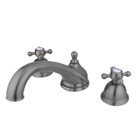 Thumbnail for Kingston Brass KS3358BX Vintage Roman Tub Faucet, Brushed Nickel - BNGBath