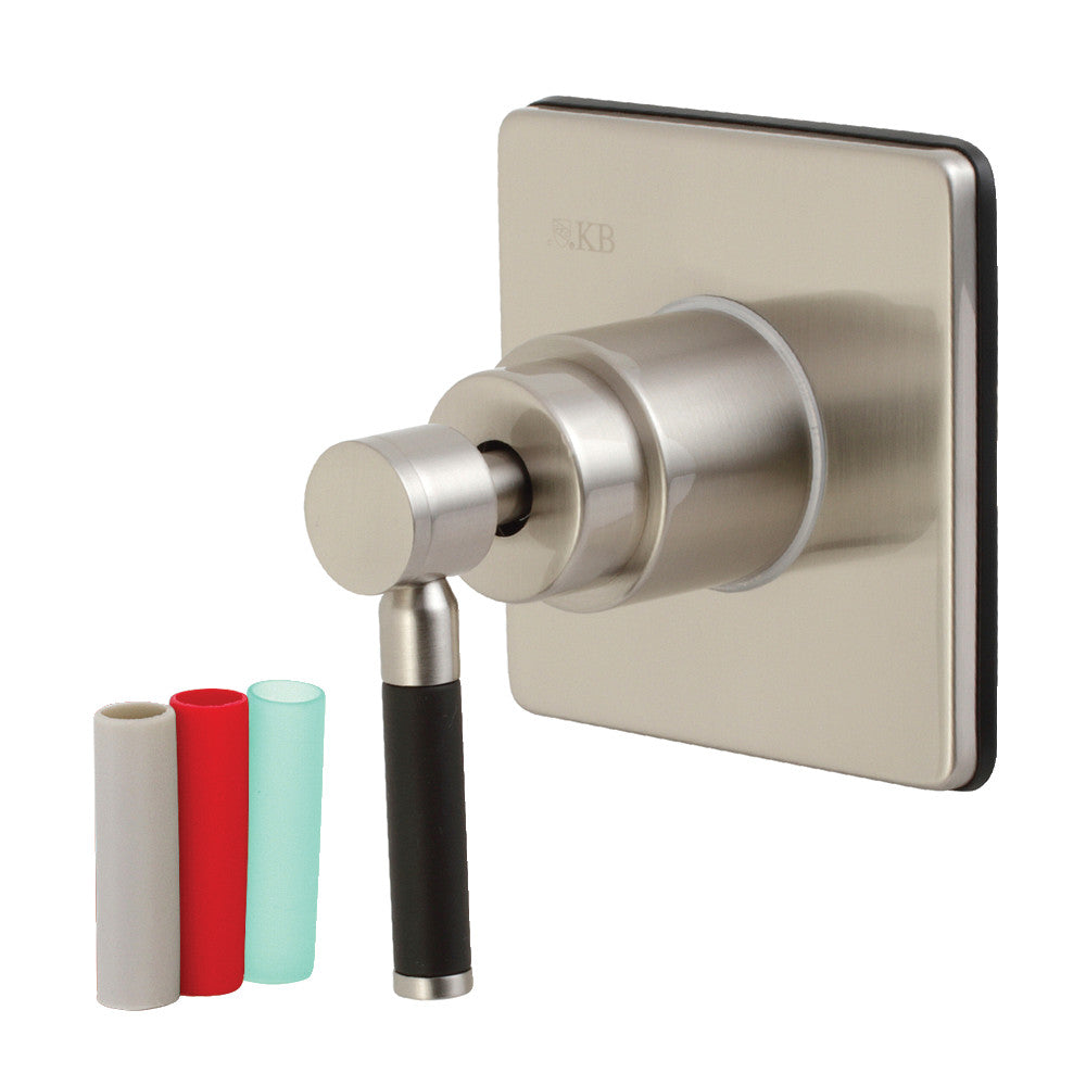 Kingston Brass KS3048DKL Kaiser 3-Way Diverter Valve with Trim Kit, Brushed Nickel - BNGBath