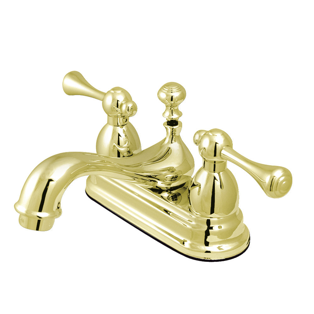 Kingston Brass KS3602BL 4 in. Centerset Bathroom Faucet, Polished Brass - BNGBath