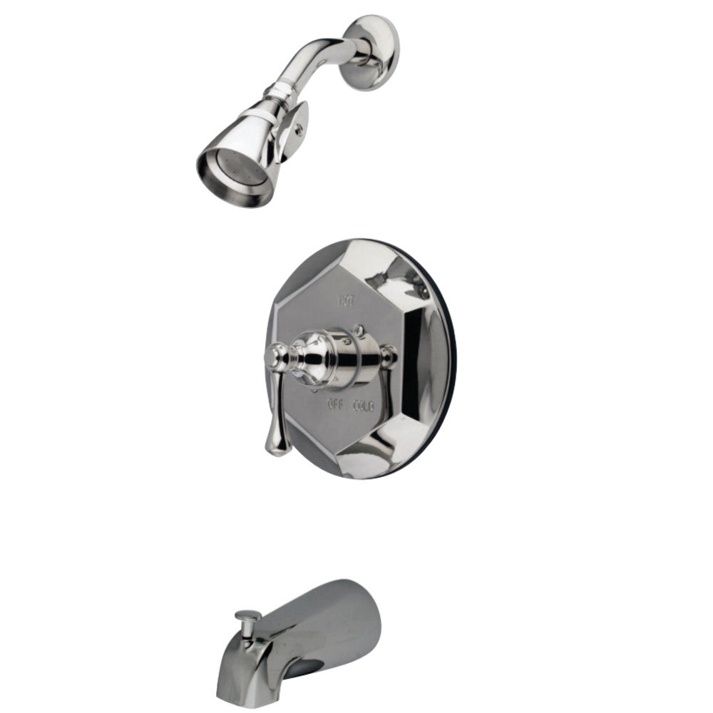 Kingston Brass KB4631BL English Vintage Tub with Shower Faucet, Polished Chrome - BNGBath