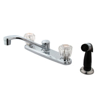 Thumbnail for Kingston Brass KB112 Americana Centerset Kitchen Faucet, Polished Chrome - BNGBath