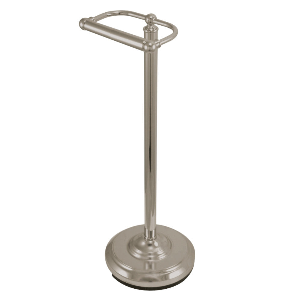 Kingston Brass CC2008 Vintage Freestanding Toilet Paper Holder, Brushed Nickel - BNGBath