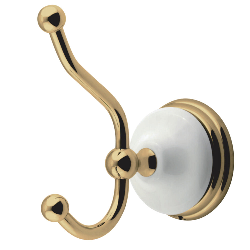 Kingston Brass BA1117PB Victorian Robe Hook, Polished Brass - BNGBath