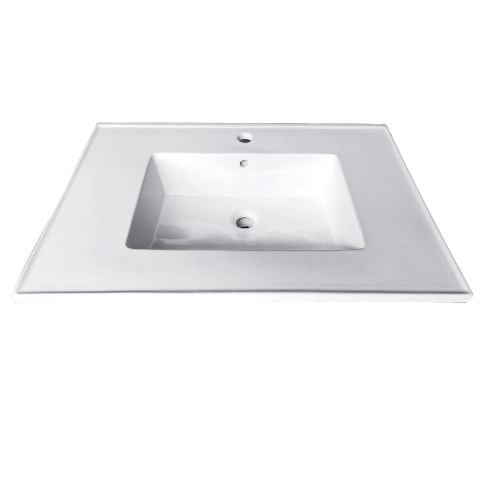 Continental 25 X 22 Ceramic Vanity Sink Top w/Integrated Basin - BNGBath