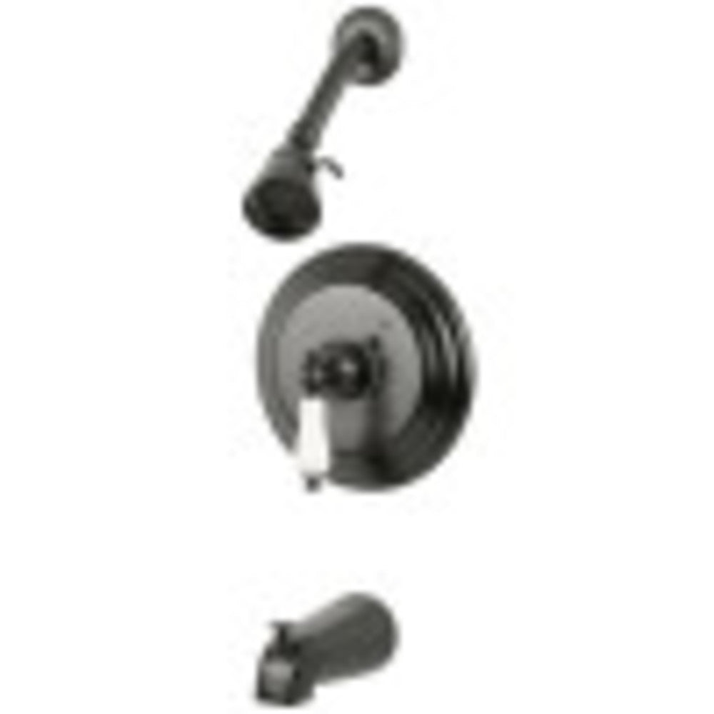 Kingston Brass KB3635PL Restoration Tub & Shower Faucet, Oil Rubbed Bronze - BNGBath