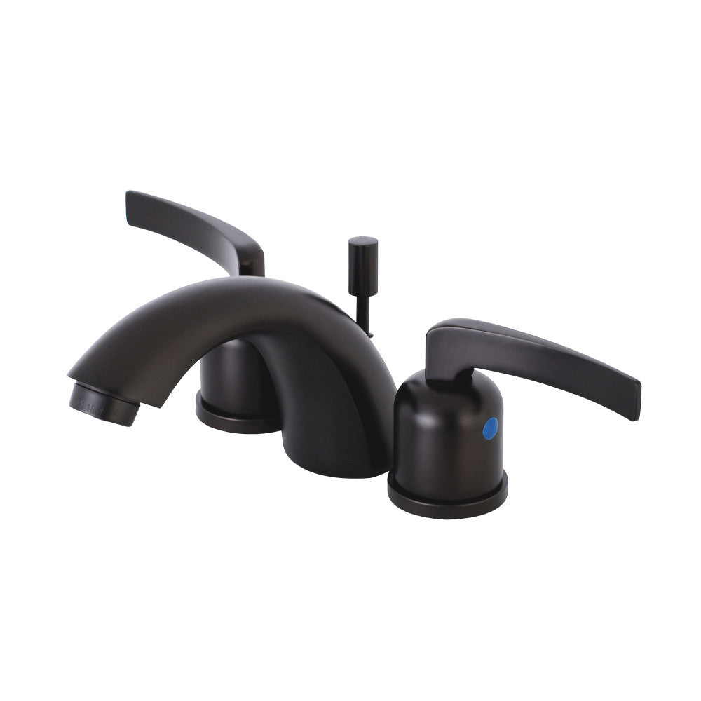 Kingston Brass KB8955EFL Mini-Widespread Bathroom Faucet, Oil Rubbed Bronze - BNGBath