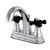 Thumbnail for Kingston Brass KS7611PKX 4 in. Centerset Bathroom Faucet, Polished Chrome - BNGBath