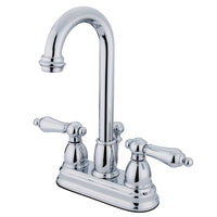 Thumbnail for Kingston Brass KB3611AL 4 in. Centerset Bathroom Faucet, Polished Chrome - BNGBath