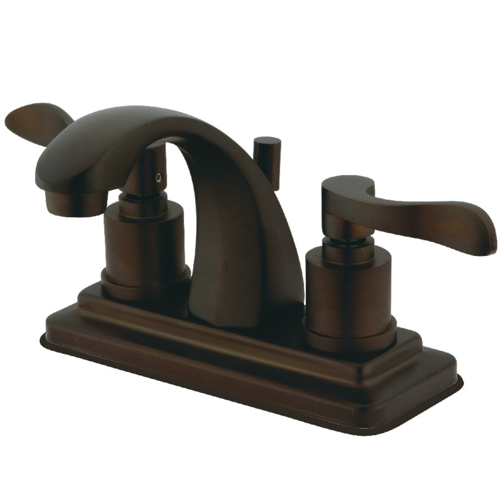 Kingston Brass KS4645DFL 4 in. Centerset Bathroom Faucet, Oil Rubbed Bronze - BNGBath