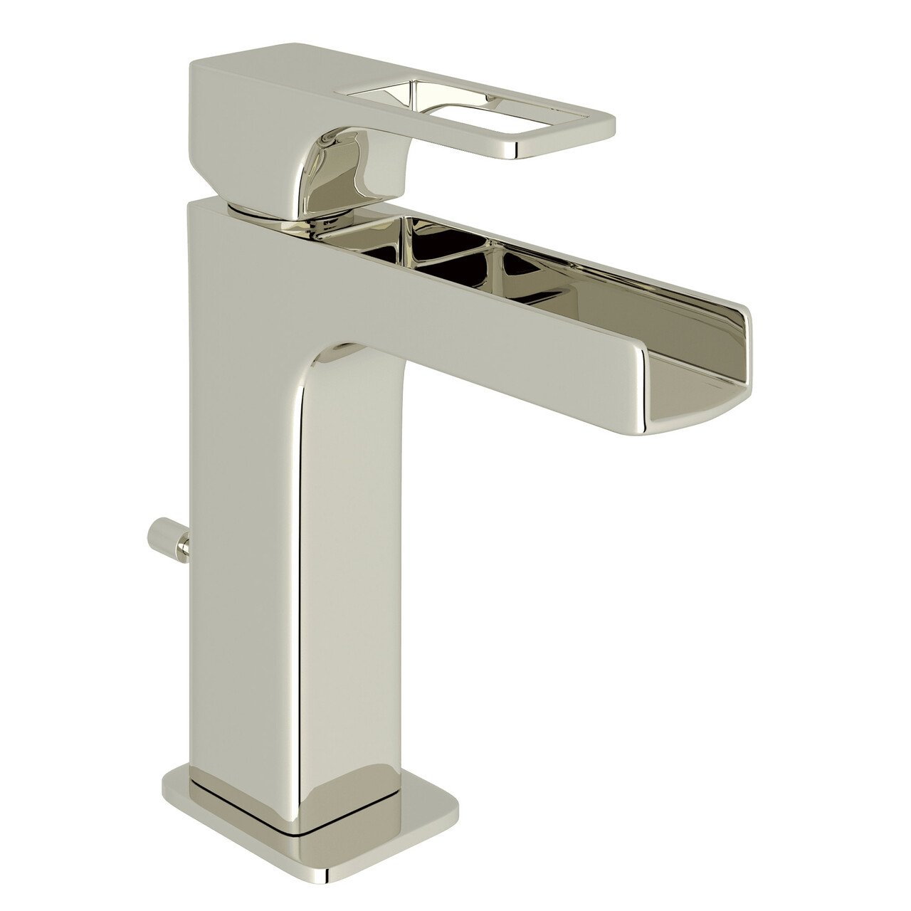 ROHL Quartile Cascade Waterfall Spout Single Hole Bathroom Faucet - BNGBath