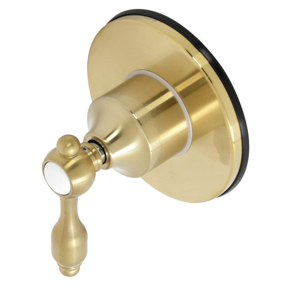 Kingston Brass KS3037TAL Tudor 3-Way Diverter Valve with Trim Kit, Brushed Brass - BNGBath