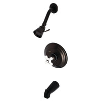 Thumbnail for Kingston Brass KB3635PXT Tub and Shower Trim Only, Oil Rubbed Bronze - BNGBath