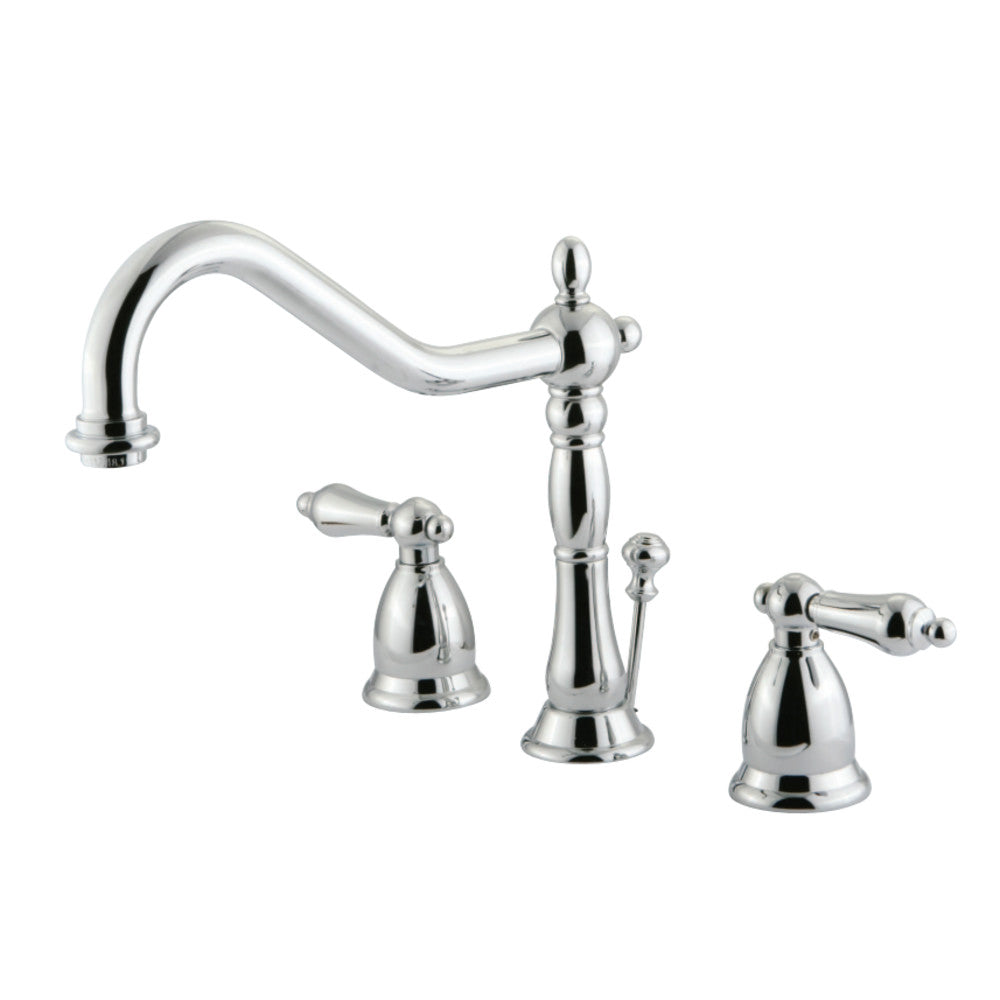 Kingston Brass KS1991AL 8 in. Widespread Bathroom Faucet, Polished Chrome - BNGBath