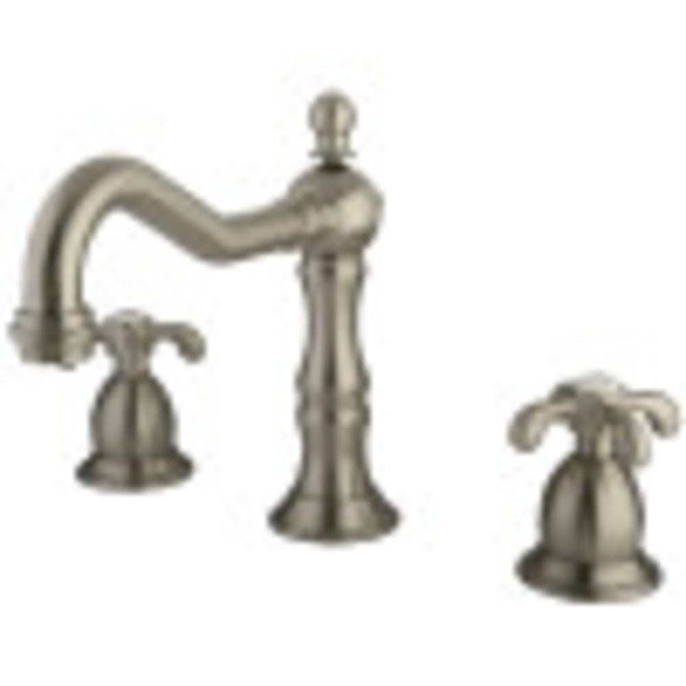 Kingston Brass KS1978TX 8 in. Widespread Bathroom Faucet, Brushed Nickel - BNGBath