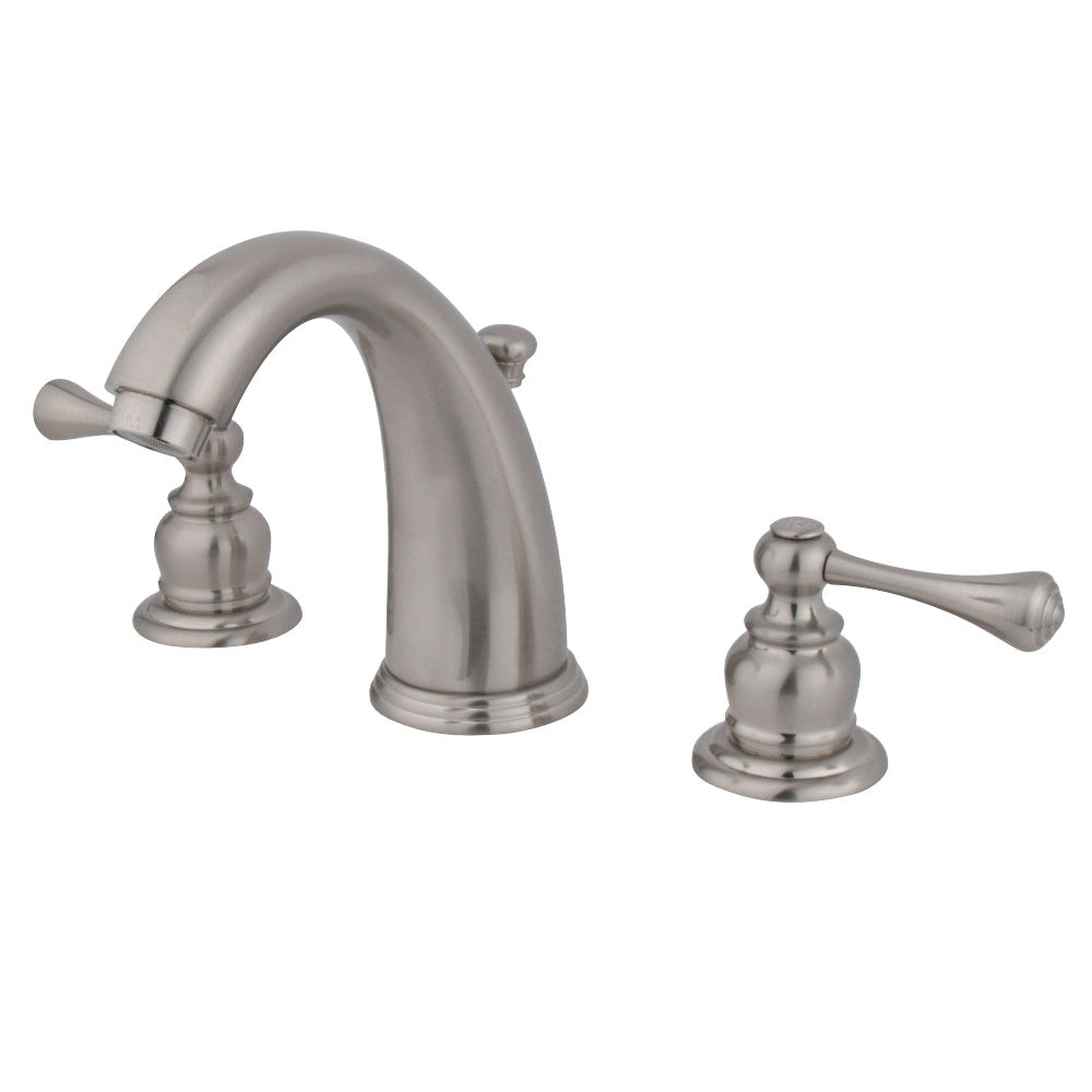 Kingston Brass GKB988BL Widespread Bathroom Faucet, Brushed Nickel - BNGBath