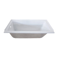 Thumbnail for 60 x 30-inch Acrylic Rectangular Drop In Tub - BNGBath