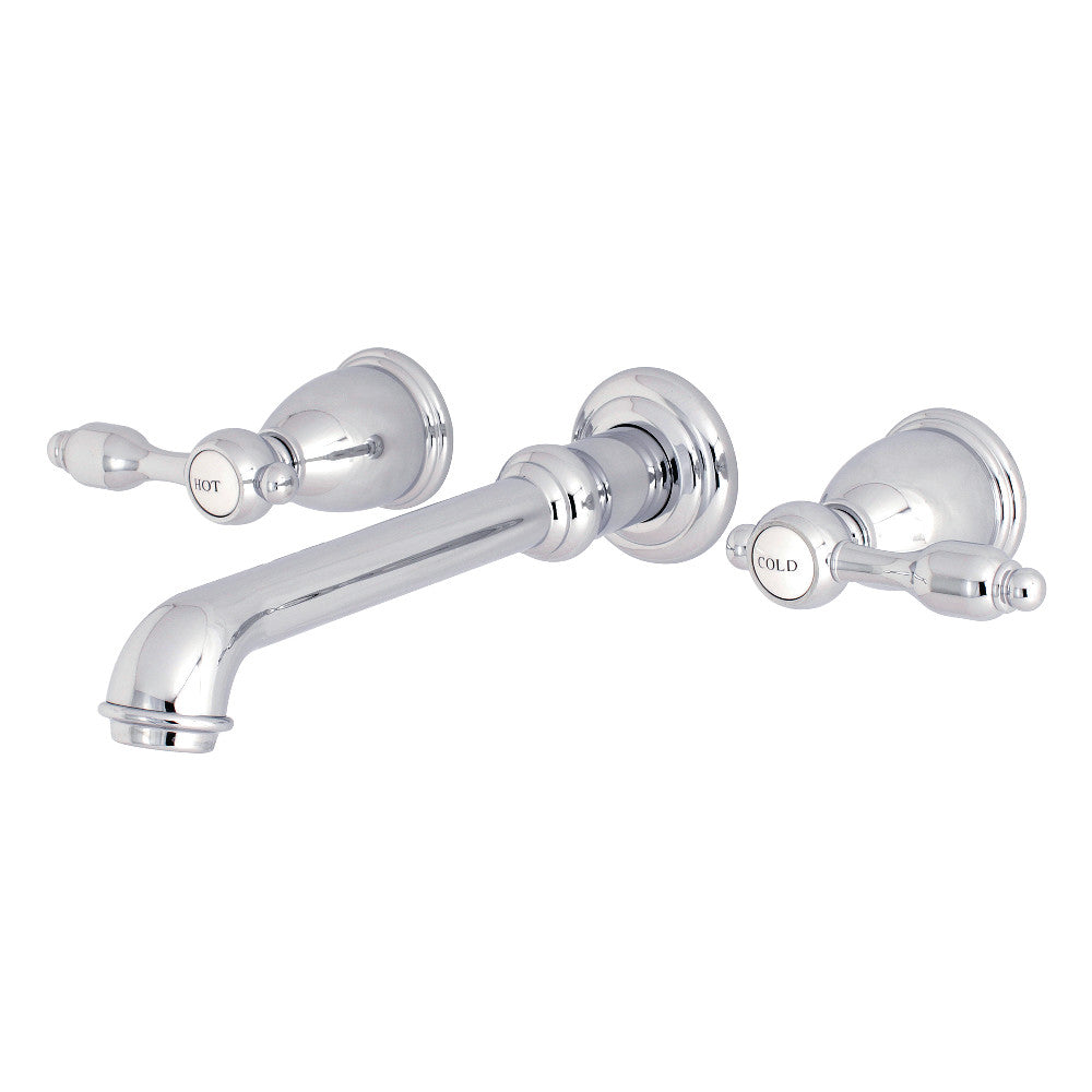 Kingston Brass KS7021TAL Tudor 2-Handle Wall Mount Roman Tub Faucet, Polished Chrome - BNGBath