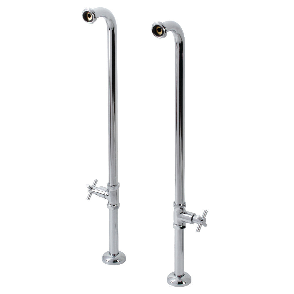 Kingston Brass AE810S1DX Concord Freestanding Tub Supply Line, Polished Chrome - BNGBath