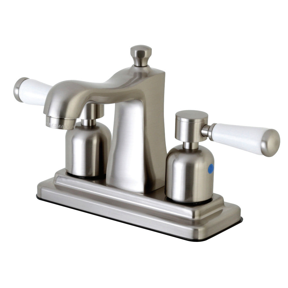 Kingston Brass FB4648DPL 4 in. Centerset Bathroom Faucet, Brushed Nickel - BNGBath