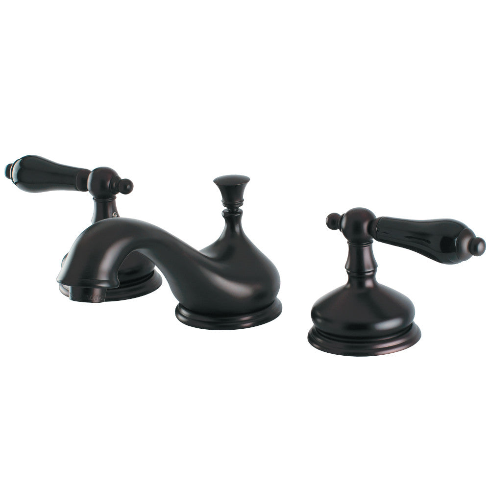 Kingston Brass KS1165PKL Duchess Widespread Bathroom Faucet with Brass Pop-Up, Oil Rubbed Bronze - BNGBath