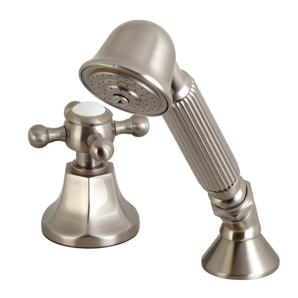 Kingston Brass KSK4308BXTR Transfer Valve Set for Roman Tub Filler, Brushed Nickel - BNGBath