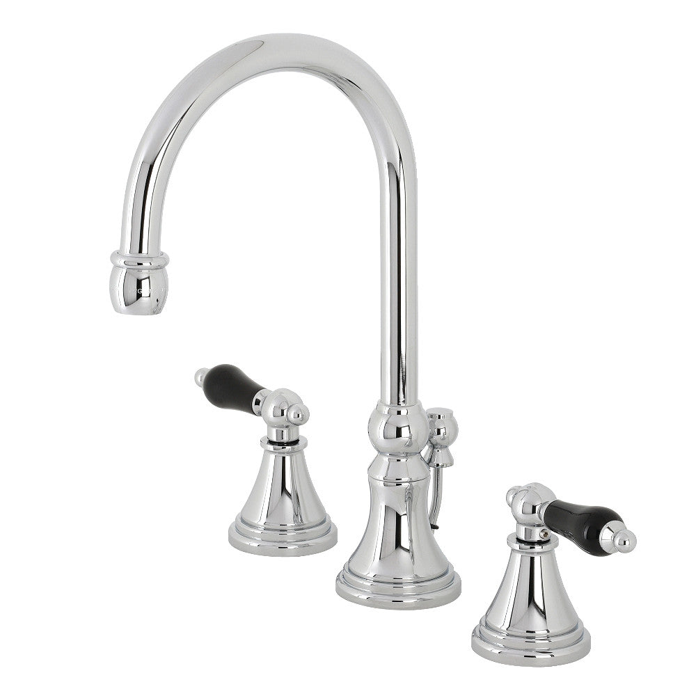 Kingston Brass KS2981PKL Duchess Widespread Bathroom Faucet with Brass Pop-Up, Polished Chrome - BNGBath