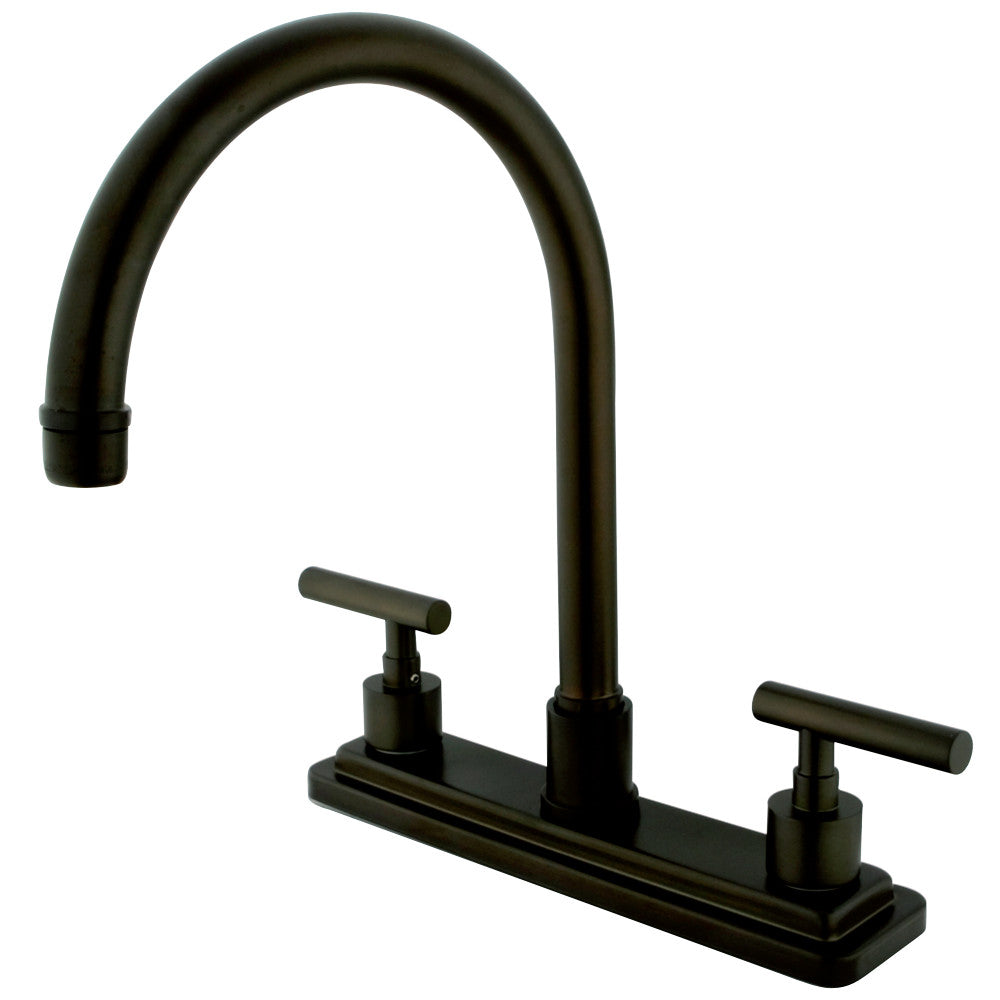 Kingston Brass KS8795CMLLS Manhattan Centerset Kitchen Faucet, Oil Rubbed Bronze - BNGBath