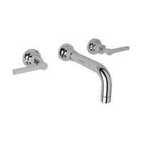 Thumbnail for ROHL Lombardia Wall Mount Widespread Bathroom Faucet - BNGBath