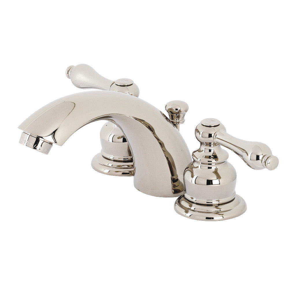 Kingston Brass KB946ALPN Victorian Mini-Widespread Bathroom Faucet, Polished Nickel - BNGBath