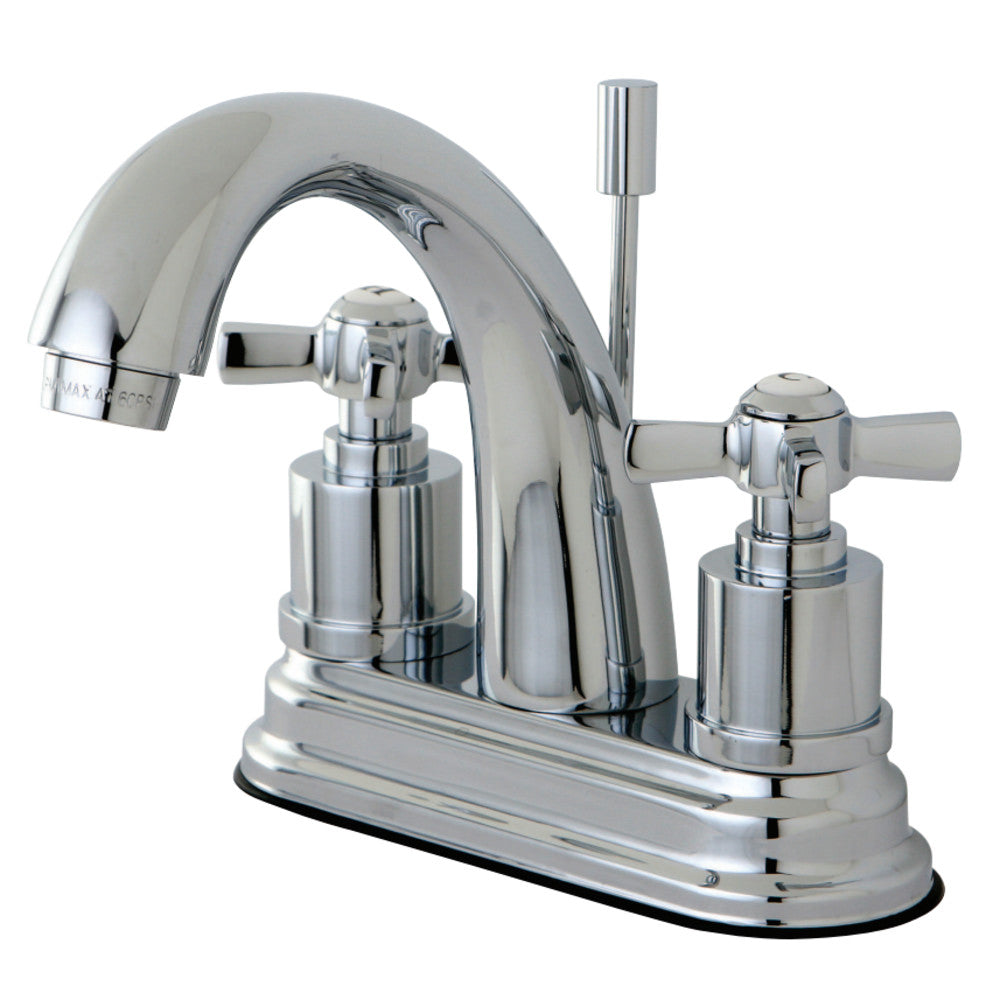 Kingston Brass KS8611ZX 4 in. Centerset Bathroom Faucet, Polished Chrome - BNGBath